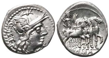 Q. Caecilius Metellus, Denarius, 130 BC; AR (3,92 g; 19 mm)