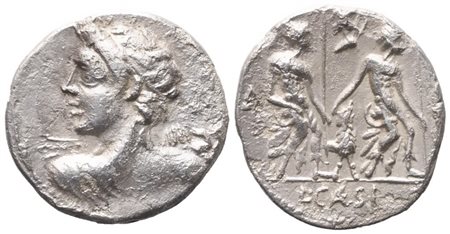 L. Caesius, Denarius, 112-111; AR (3,55 g; 19,8 mm)