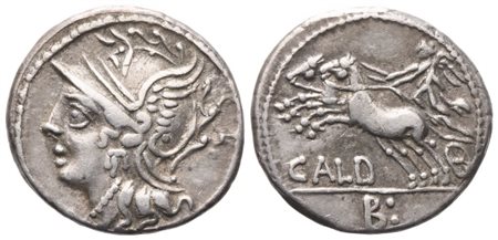 C. Coelius Caldus, Denarius, 104 BC; AR (3,90 g; 18,4 mm)