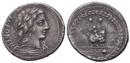 Mn. Fonteius, Denarius, 85 BC; AR (3,59 g; 19,6 mm; 11 h)