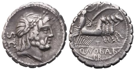 Q. Antonius Balbus, Denarius serratus, 83-82 BC; AR (3,74 g; 18,8 mm; 4 h)