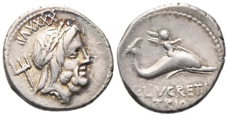 L. Lucretius Trio, Denarius, 76 BC; AR (3,80 g; 18,4 mm; 6 h)