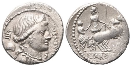 L. Farsuleius Mensor, Denarius, 75 BC; AR (3,80 g; 18,5 mm; 7 h)