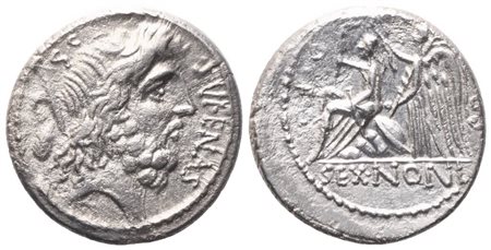 M. Nonius Sufenas, Denarius, 59 BC; AR (3,66 g; 17,6 mm; 6 h)