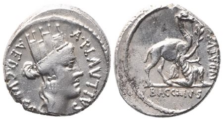 A. Plautius, Denarius, 55 BC; AR (3,93 g; 17,5 mm; 4 h)