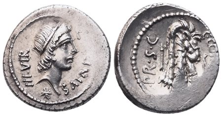 Q. Sicinius, C. Coponius, Denarius, 49 BC; AR (3,84 g; 19 mm; 5 h)