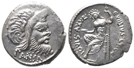 C. Vibius Pansa Caetronianus, Denarius, 48 BC; AR (3,87 g; 18 mm; 5 h)