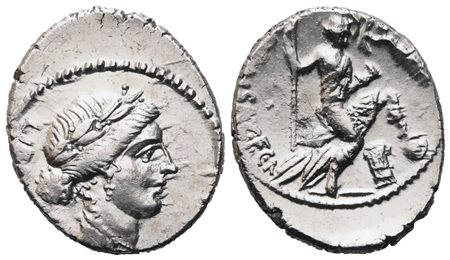 C. Vibius Pansa Caetronianus, Denarius, 48 BC; AR (3,98 g; 19,2 mm; 7 h)