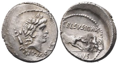 L. Papius Celsus, Denarius, 45 BC; AR (3,93 g; 19,5 mm; 2 h)