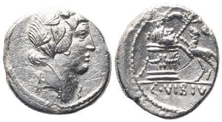 C. Vibius Varus, Denarius, 42 BC; AR (3,48 g; 17 mm; 9 h)