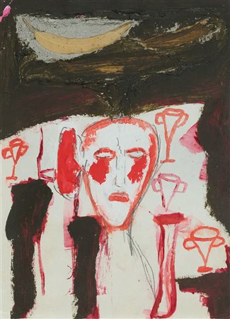 Mimmo Paladino (Paduli (Bn), 1948) Die Aolischen Inseln, 1987 Tecnica mista...