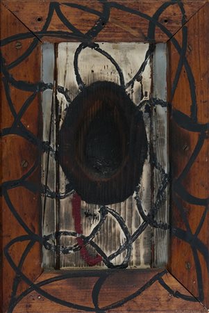 Bruno Ceccobelli (Montecastello di Vibio, (PG), 1952) Anima In, 1985 Tecnica...