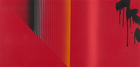 Ennio Finzi (Venezia, 1931 - Venezia, 2024) Grammaticando in rosso, Anni 2000...