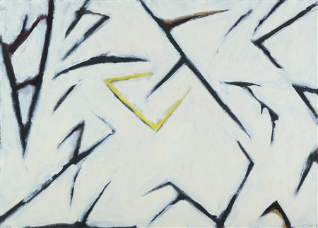 Alessandro Gamba (Pontedera (Pi), 1955) Senza titolo, 1984 Olio su tela cm....