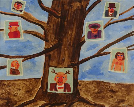 Franz Borghese (Roma, 1941 - Roma, 2005) L albero dei ricordi, 1975 Tecnica...