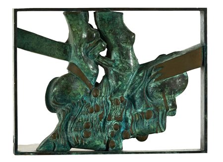 Lydia Silvestri (Chiuro , 1929 - Rozzano, 2018) Senza titolo, 1975 Bronzo cm....