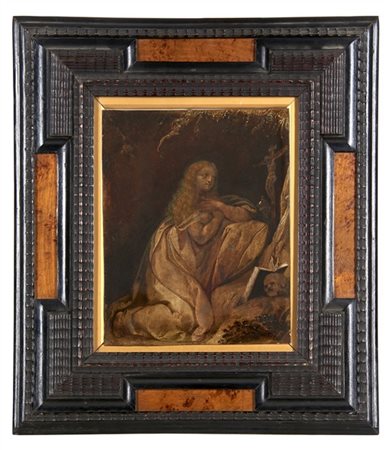 Scuola lombarda del secolo XVII

"Maddalena penitente"
olio su rame (cm 32x25)