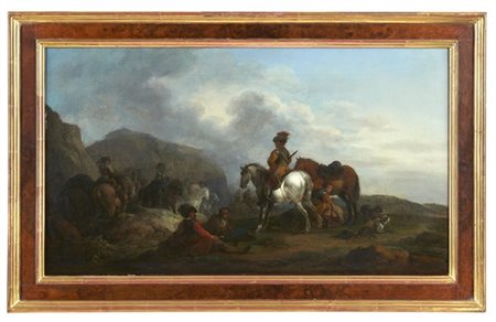 Scuola olandese della fine del secolo XVII - inizio del secolo XVIII

"Sosta di