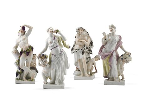 Manifattura tedesca, secolo XVIII-XIX, da un modello di J. F. Eberlein. 
Allego