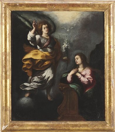 Scuola di Carlo Francesco Nuvolone

"Annunciazione"
olio su tela (cm 47,5x39)
a