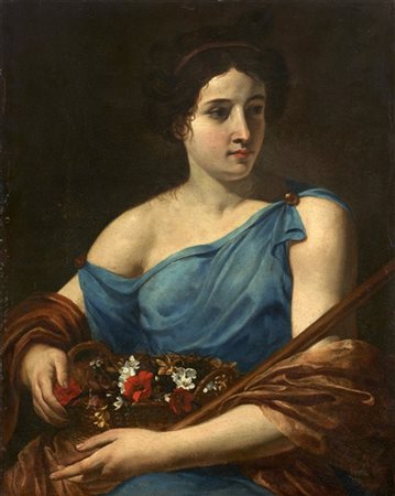 Ambito di Giacinto Gimignani

"Flora"
olio su tela (cm 70x57)
(difetti e restau