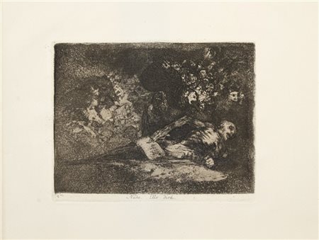 Francisco Josè Goya y Lucientes "Nada. Ello dirà", dalla serie "Los desastres de