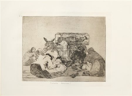 Francisco Josè Goya y Lucientes "Extraña devocion!", dalla serie "Los desastres