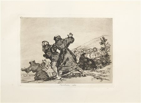 Francisco Josè Goya y Lucientes "Tambien esto", dalla serie "Los desastres de la