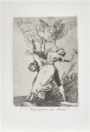 Francisco Josè Goya y Lucientes "No hay guien nos desate", dalla serie "Los Capr