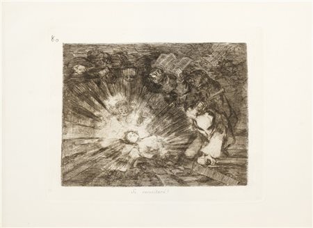 Francisco Josè Goya y Lucientes "Si resucitarà", dalla serie "Los desastres de l