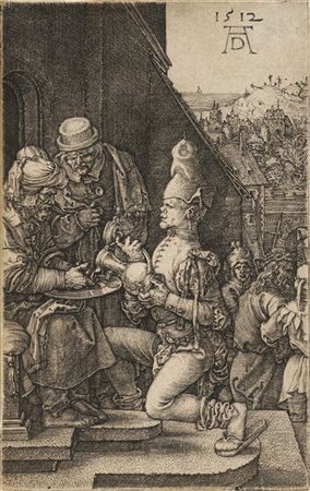 ALBRECHT DÜRER "Ponzio Pilato si lava le mani", dalla serie "Piccola Passione su