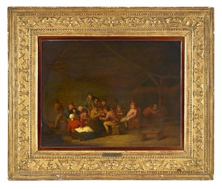 Seguace di David Teniers il Giovane della fine del secolo XVIII - inizio del se