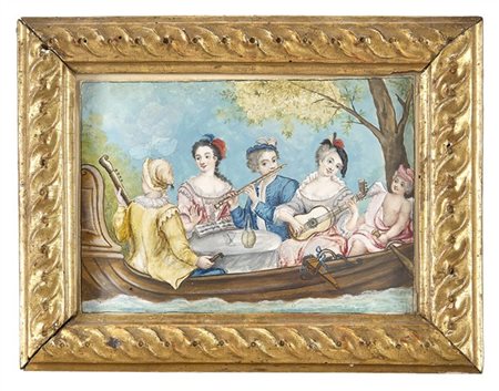 Maestro veneto del secolo XVIII

Coppia di "Scene di vita bucolica"
tempera e a