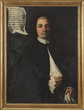 Scuola del secolo XVIII

"Ritratto del reverendo Pietro Celestino Sanzio"
olio