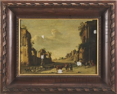 Da Cornelis van Poelenburgh, scuola della fine del secolo XVII

"Paesaggio con