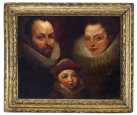 Da Antoon van Dyck

"Ritratto di famiglia"
olio su tela (cm 60x73)
in cornice a