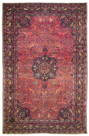 Tappeto Sarouk, Persia, prima metà del secolo XX. Decoro con medaglione polilob