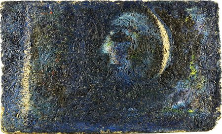 Aldo Mondino (1938 - 2005) MOND, 1985 olio su eraclite, cm 40x50 sul retro:...