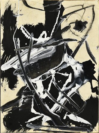 Emilio Vedova (1919 - 2006) SENZA TITOLO, 1990 inchiostro, colori a smalto e...