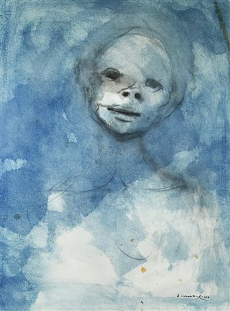 Enrico Colombotto Rosso (1925 - 2013) SENZA TITOLO, 1973 china e acquerello...