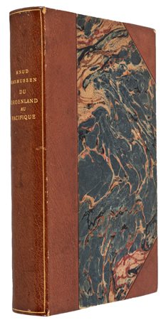 RASMUSSEN KNUD - DU GROENLAND AU PACIFIQUEAprile 1933Pp.VII + 354 Legatura in...
