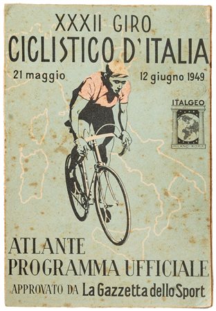 SPORT CICLISMO - XXXII Giro d'ItaliaPp. 10 + copertine16 x 11 cm.Atlante...