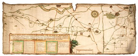 Antico Cabreo - Villaggi, cascine, corsi d'acqua e chiuse nel circondario di...