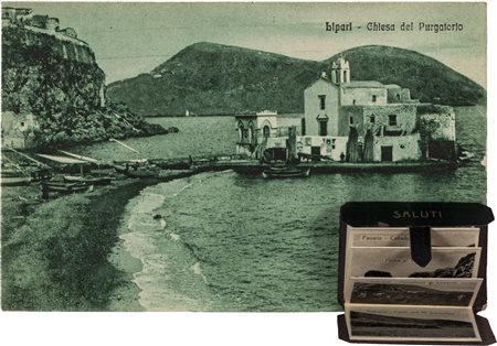 CARTOLINA LIPARI - CHIESA DEL PURGATORIOViaggiata da Vulcano, 1921Formato...