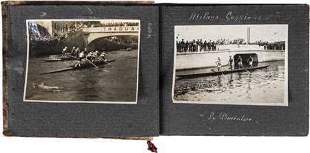 ALBUM FOTOGRAFICO DELLA PRIMA EDIZIONE DELLA GARA DI VOGA MILANO -...