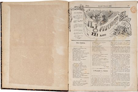 IL FISCHIETTO - Torino giornale satirico - 1968, con caricature, disegni...