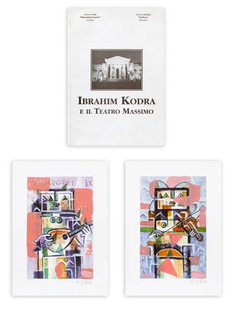 IBRAHIM KODRA (1918-2006) - Ibrahim Kodra e il Teatro Massimo, 1997