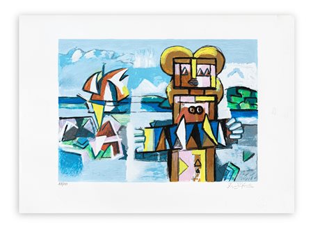 IBRAHIM KODRA (1918-2006) - Senza Titolo