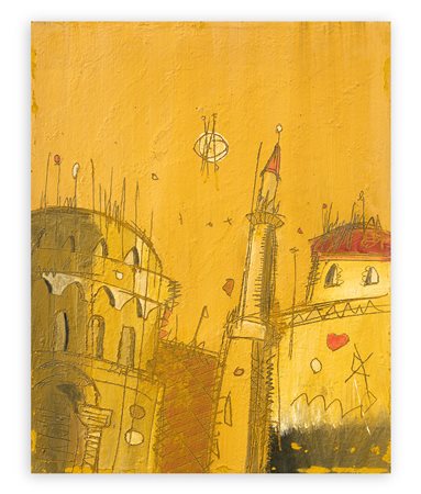 LUCA GIOVAGNOLI (1963) - Il sole sul minareto, 1994