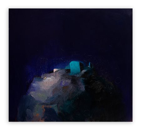 KLAUS KARL MEHRKENS (1955) - Nachtstuck mit felsen, 1996